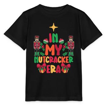 Weihnachten Xmas Spruch In My Nutcracker Era - Stanley/Stella Kinder T-Shirt MINI CREATOR  - Schwarz - Vorne - Mikhail (115cm)