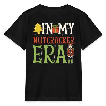 Weihnachten Xmas Spruch In My Nutcracker Era - Stanley/Stella Kinder T-Shirt MINI CREATOR  - Schwarz - Vorne - Mikhail (115cm)