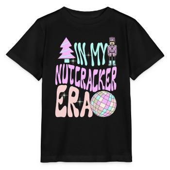 Weihnachten Xmas Spruch In My Nutcracker Era - Stanley/Stella Kinder T-Shirt MINI CREATOR  - Schwarz - Vorne - Mikhail (115cm)