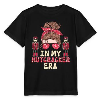 Weihnachten Xmas Spruch In My Nutcracker Era - Stanley/Stella Kinder T-Shirt MINI CREATOR  - Schwarz - Vorne - Mikhail (115cm)
