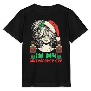 Weihnachten Xmas Spruch In My Nutcracker Era - Stanley/Stella Kinder T-Shirt MINI CREATOR  - Schwarz - Vorne - Mikhail (115cm)
