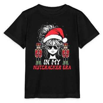 Weihnachten Xmas Spruch In My Nutcracker Era - Stanley/Stella Kinder T-Shirt MINI CREATOR  - Schwarz - Vorne - Mikhail (115cm)