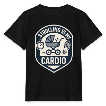 Crèche Papa Paternité Fierté - T-shirt bio MINI CREATOR Stanley/Stella Enfant - noir - Devant - Mikhail (115cm)