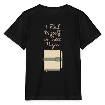 Journaling Aesthetic Creative Planer Life Writing - Stanley/Stella Kinder T-Shirt MINI CREATOR  - Schwarz - Vorne - Mikhail (115cm)
