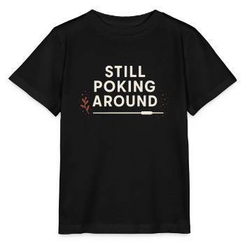 Handweighted embroidery and poking artist diy - Stanley/Stella MINI CREATOR Kids’ T-Shirt - black - Front - Mikhail (115cm)