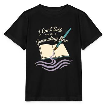 Gratitude Practice Journal Lover Emotional - Stanley/Stella MINI CREATOR Kids’ T-Shirt - black - Front - Mikhail (115cm)