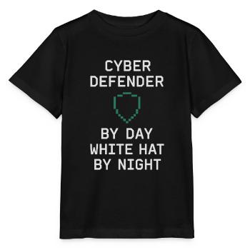 Cybersécurité Info Sec White Hat Hacker Éthique - T-shirt bio MINI CREATOR Stanley/Stella Enfant - noir - Devant - Mikhail (115cm)
