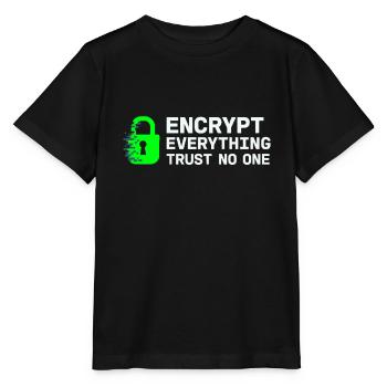 Cybersécurité Info Sec White Hat Hacker Éthique - T-shirt bio MINI CREATOR Stanley/Stella Enfant - noir - Devant - Mikhail (115cm)