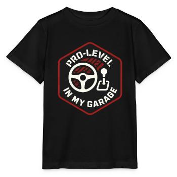 Sim Racing Simulator Cockpit Esports Racer - Stanley/Stella Kinder T-Shirt MINI CREATOR  - Schwarz - Vorne - Mikhail (115cm)