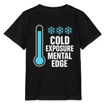 Douches froides Dureté mentale Exposition au froid - T-shirt bio MINI CREATOR Stanley/Stella Enfant - noir - Devant - Mikhail (115cm)