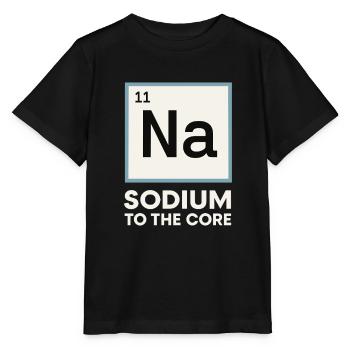 Salzliebhaber Natriumabhängiger Nacl Meme - Stanley/Stella Kinder T-Shirt MINI CREATOR  - Schwarz - Vorne - Mikhail (115cm)