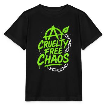 Vegan Punk Rebel Vegan Vegan Anarchist Vegan - Stanley/Stella MINI CREATOR Kids’ T-Shirt - black - Front - Mikhail (115cm)