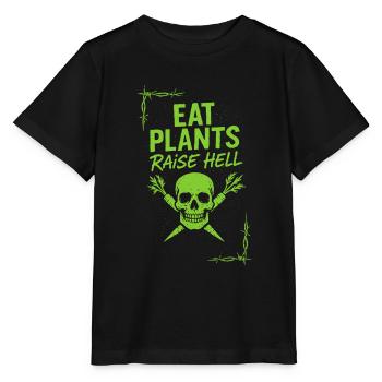 Vegan Punk Rebel Vegan Vegan Anarchist Vegan - Stanley/Stella MINI CREATOR Kids’ T-Shirt - black - Front - Mikhail (115cm)