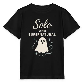 Rupture fantomatique-humour-rencontre-erreur-célibataire - T-shirt bio MINI CREATOR Stanley/Stella Enfant - noir - Devant - Mikhail (115cm)