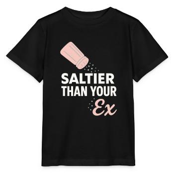 Salt Lover Sodium Dependent Nacl Meme - Stanley/Stella MINI CREATOR Kids’ T-Shirt - black - Front - Mikhail (115cm)