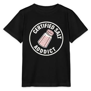 Salt Lover Sodium Dependent Nacl Meme - Stanley/Stella MINI CREATOR Kids’ T-Shirt - black - Front - Mikhail (115cm)