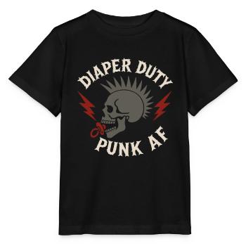Punk Dad Alternatif Paternité Rebelle - T-shirt bio MINI CREATOR Stanley/Stella Enfant - noir - Devant - Mikhail (115cm)