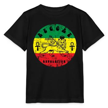 Reggae eu - Stanley/Stella MINI CREATOR Kids’ T-Shirt - black - Front - Mikhail (115cm)