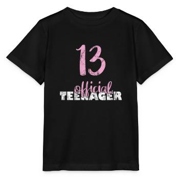 13th Birthday Official Adolescente Vintage - T-shirt bio MINI CREATOR Stanley/Stella Enfant - noir - Devant - Mikhail (115cm)