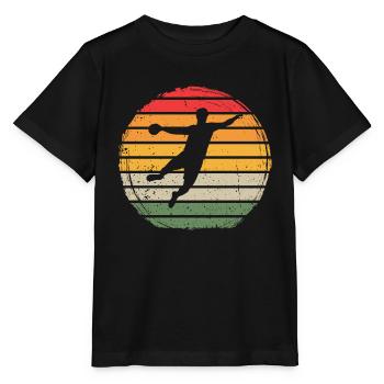 Handball Vintage - T-shirt bio MINI CREATOR Stanley/Stella Enfant - noir - Devant - Mikhail (115cm)