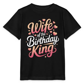 Frau Ehefrau Partnerin Familie Verheiratet - Stanley/Stella Kinder T-Shirt MINI CREATOR  - Schwarz - Vorne - Mikhail (115cm)