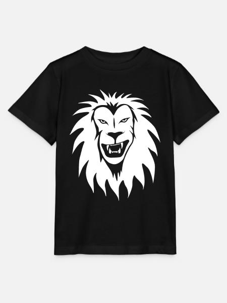 Löwe - Stanley/Stella Kinder T-Shirt MINI CREATOR  - Schwarz