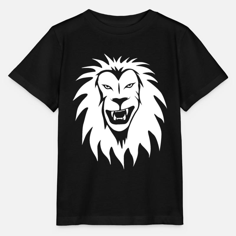 Löwe - Stanley/Stella Kinder T-Shirt MINI CREATOR  - Schwarz