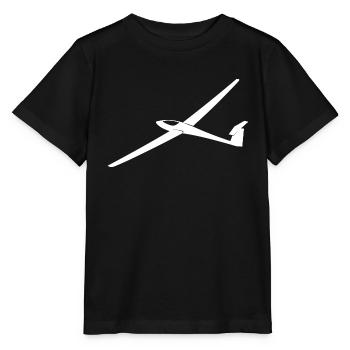 Segelflieger Thermik - Segelflug Vintage Sticker - Stanley/Stella Kinder T-Shirt MINI CREATOR  - Schwarz - Vorne - Mikhail (115cm)