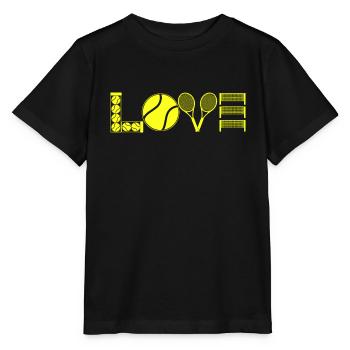 Ich liebe Tennis - Stanley/Stella Kinder T-Shirt MINI CREATOR  - Schwarz - Vorne - Mikhail (115cm)