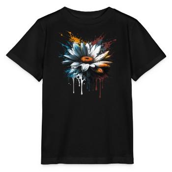 Pâquerette - T-shirt bio MINI CREATOR Stanley/Stella Enfant - noir - Devant - Mikhail (115cm)