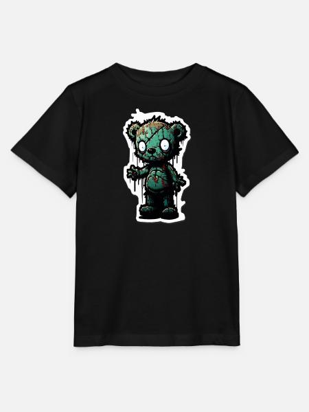 Zombie Teddy - Stanley/Stella Kinder T-Shirt MINI CREATOR - Schwarz