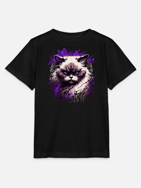 Arrogante Ragdoll Katze - Stanley/Stella Kinder T-Shirt MINI CREATOR - Schwarz