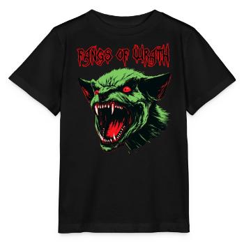Orc démoniaque, de colère - T-shirt bio MINI CREATOR Stanley/Stella Enfant - noir - Devant - Mikhail (115cm)