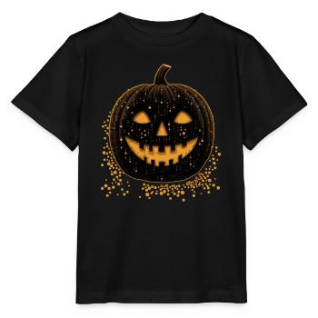 Black Jack O Laterne - Stanley/Stella Kinder T-Shirt MINI CREATOR  - Schwarz - Vorne - Mikhail (115cm)