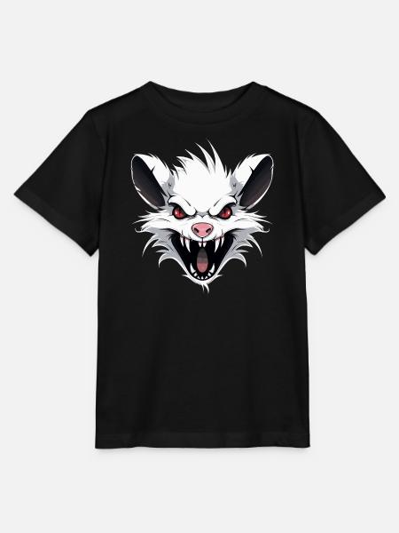 Weiße Punk Ratte - Stanley/Stella Kinder T-Shirt MINI CREATOR - Schwarz