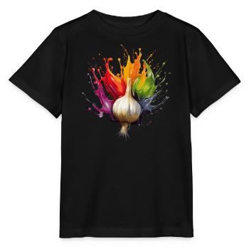 Ail - T-shirt bio MINI CREATOR Stanley/Stella Enfant - noir - Devant - Mikhail (115cm)