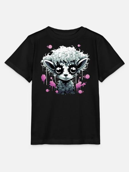 Lustiges Grufti Schaf - Stanley/Stella Kinder T-Shirt MINI CREATOR  - Schwarz