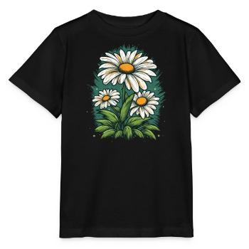Pâquerette - T-shirt bio MINI CREATOR Stanley/Stella Enfant - noir - Devant - Mikhail (115cm)