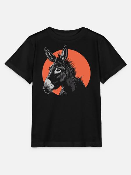 Ein Esel - Stanley/Stella Kinder T-Shirt MINI CREATOR  - Schwarz