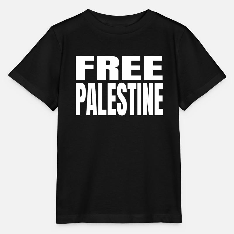 Free Palestine - Stanley/Stella Kinder T-Shirt MINI CREATOR  - Schwarz