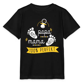 Baby Birth Pregnancy Pregnancy Perfect - Stanley/Stella MINI CREATOR Kids’ T-Shirt - black - Front - Mikhail (115cm)