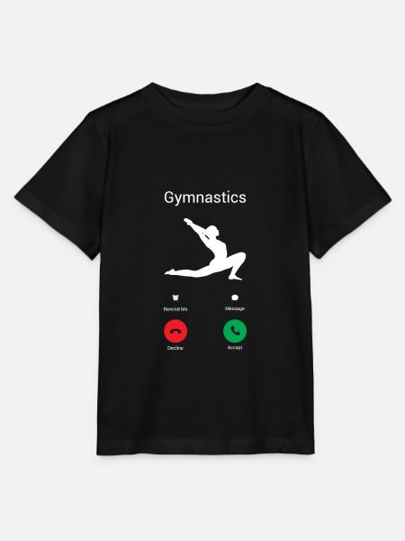 Gymnastik ruft! - Stanley/Stella Kinder T-Shirt MINI CREATOR - Schwarz