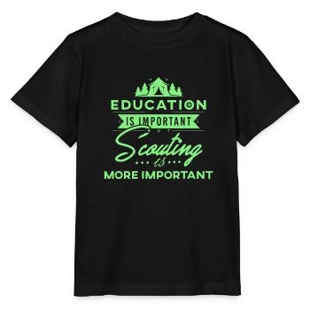 Boy Scout Scout Statement - Stanley/Stella MINI CREATOR Kids’ T-Shirt - black - Front - Mikhail (115cm)