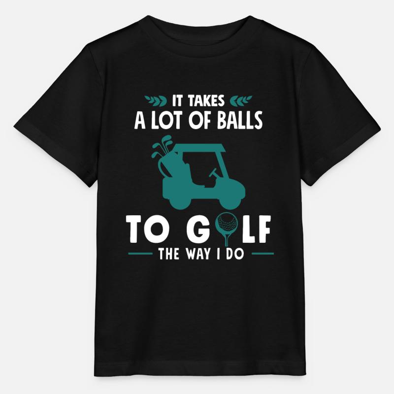 Golf Golfeur Golf - T-shirt bio MINI CREATOR Stanley/Stella Enfant - noir