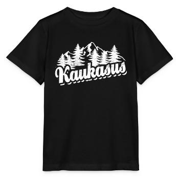 Kaukasus - Wald und Berge Wandern Erholung - Stanley/Stella Kinder T-Shirt MINI CREATOR  - Schwarz - Vorne - Mikhail (115cm)