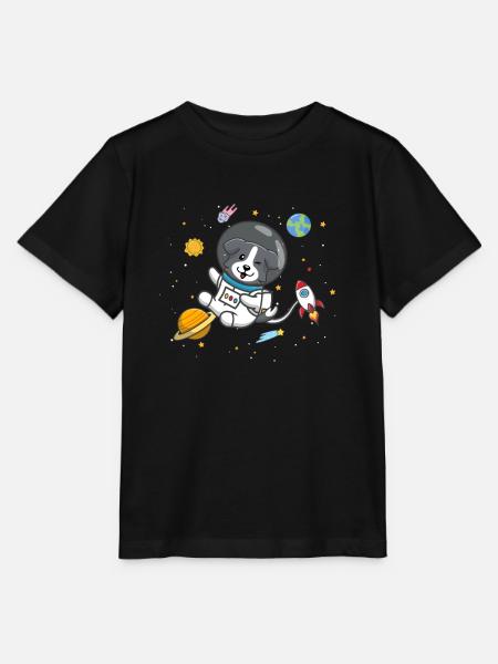 Border Collie - Stanley/Stella Kinder T-Shirt MINI CREATOR  - Schwarz