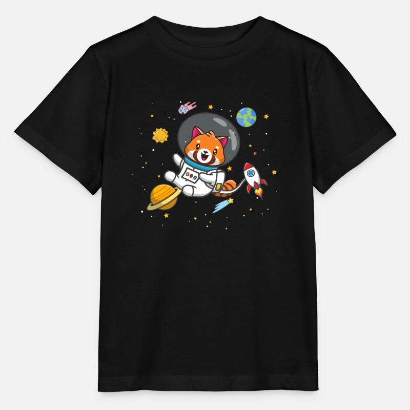 Petit panda - T-shirt bio MINI CREATOR Stanley/Stella Enfant - noir