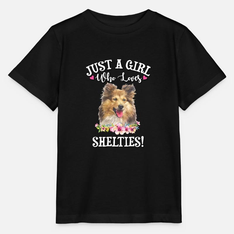 Sheltie - Stanley/Stella Kinder T-Shirt MINI CREATOR  - Schwarz