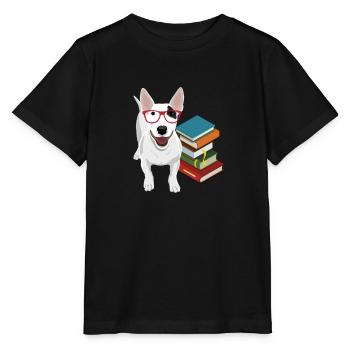Bull Terrier - Stanley/Stella MINI CREATOR Kids’ T-Shirt - black - Front - Mikhail (115cm)