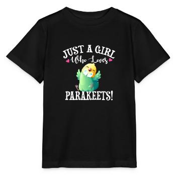 Perruche - T-shirt bio MINI CREATOR Stanley/Stella Enfant - noir - Devant - Mikhail (115cm)